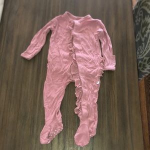POSH PEANUT BABY GIRL FOOTIE OUTFIT